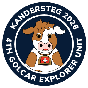 Kandersteg 2026 - 4th Golcar Explorer Unit - Badge